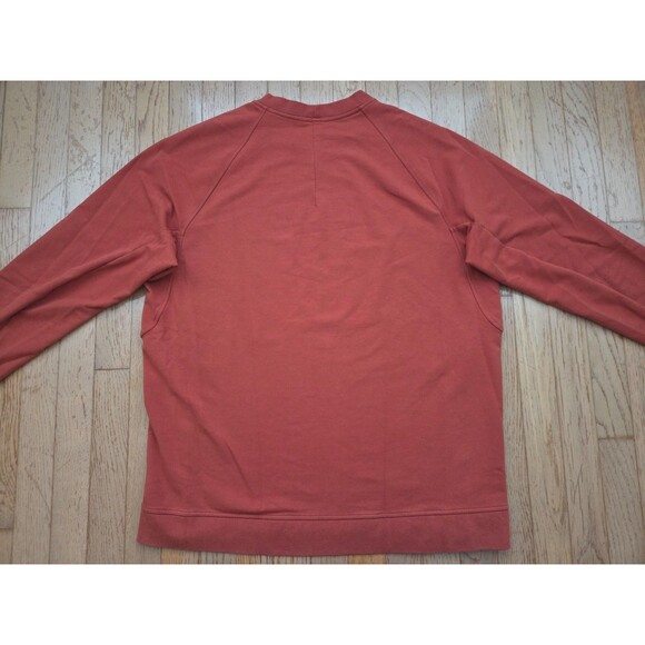 Lululemon City Sweat Crew Neck Pullover Stretch French Terry Size XL Aztec Brick - Picture 6 of 6